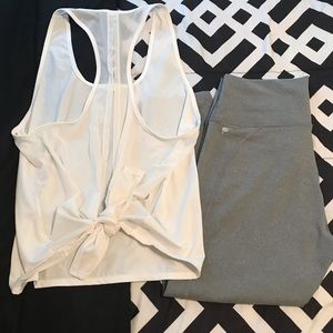 Fabletics leggings and tank set (large)